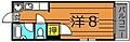 第6富山ビル下荒田1階3.3万円