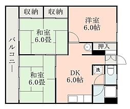 間取図画像 3DK