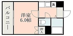 ST9 1Kの間取図画像