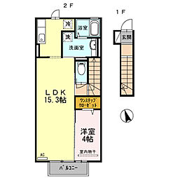 間取図画像 1LDK