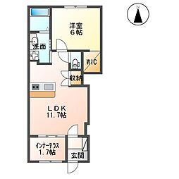 間取図画像 1LDK