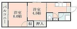 間取図画像 2K