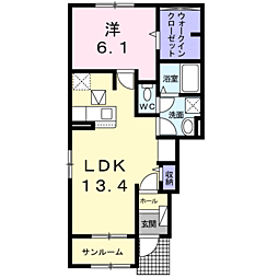 間取図画像 1LDK