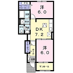 JR鹿児島本線 伊集院駅 バス7分 宮脇下車 徒歩4分 1階/-