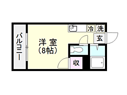 間取図画像 ワンルーム