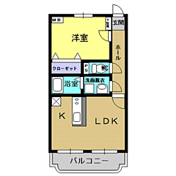 バス 下川添下車 徒歩3分 2階/-