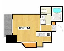 アムールM.36 ワンルームの間取図画像