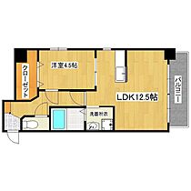 鹿児島県鹿児島市小松原２丁目（賃貸マンション1LDK・5階・41.32㎡） その2