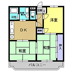物件の間取り