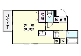 鹿児島県鹿児島市荒田２丁目（賃貸マンション1R・3階・24.57㎡） その2