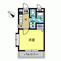 鹿児島県鹿児島市下伊敷１丁目（賃貸マンション1K・3階・21.96㎡） その2