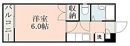 N・D・L春日 1Kの間取図画像