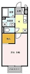 JR指宿枕崎線 宇宿駅 市電脇田電停下車 徒歩6分 2階/-