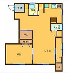 間取図画像 1LDK