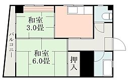 ティダハイム 2Kの間取図画像