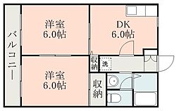 間取図画像 2DK