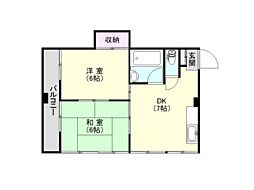 間取図画像 2DK