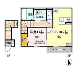 間取図画像 1LDK