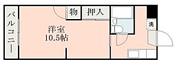 間取図画像 1K