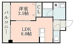 間取図画像 1LDK