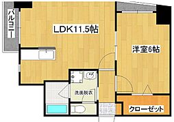 間取図画像 1LDK