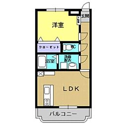 間取図画像 1LDK