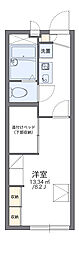 レオパレス谷山 1Kの間取図画像