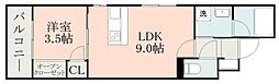 間取図画像 1LDK