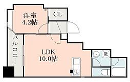 メイヒルズ 1LDKの間取図画像
