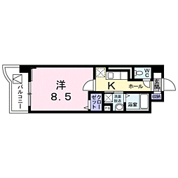 WAVE 1Kの間取図画像