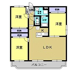 センチュリー3 3LDKの間取図画像