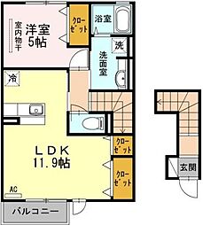 JR九州新幹線 鹿児島中央駅 山田下車 徒歩26分 2階/-