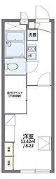 レオパレスHARU 1Kの間取図画像