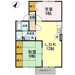 鹿児島市電1系統 谷山駅 希望ヶ丘東口下車 徒歩13分 2階/-