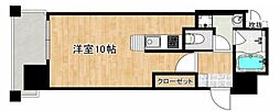 レジェンド中央駅前 ワンルームの間取図画像