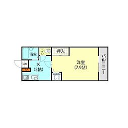 鹿児島市電2系統 鹿児島中央駅前駅 高麗町下車 徒歩9分 2階/-