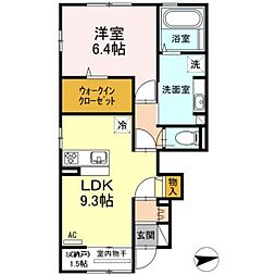 バス あいばす東の前バス停下車 徒歩2分 1階/-