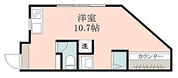 CasaCatoshi ワンルームの間取図画像