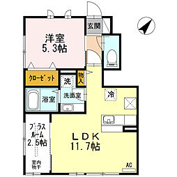 鹿児島市電2系統 工学部前駅 市営バス唐湊住宅バス停下車 徒歩6分 2階/-