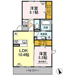 JR鹿児島本線 鹿児島中央駅 小牧迫下車 徒歩34分 2階/-