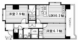 N.MAGNOLIA 2LDKの間取図画像