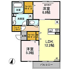 物件の間取り