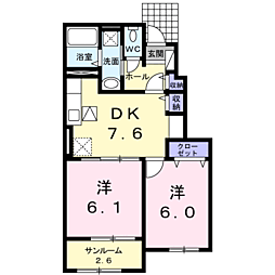 JR鹿児島本線 鹿児島中央駅 バス38分 花野入口下車 徒歩2分 1階/-