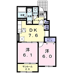 物件の間取り