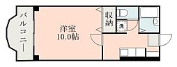 ポート・アカデミア 1Kの間取図画像