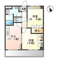 物件の間取り