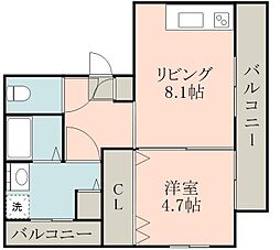 鹿児島市電1系統 谷山駅 徒歩7分 2階/-