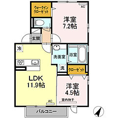物件の間取り