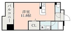 レジーナ東谷山 ワンルームの間取図画像