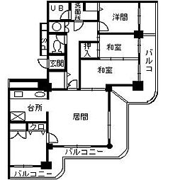 ストークマンション鹿児島 4LDKの間取図画像